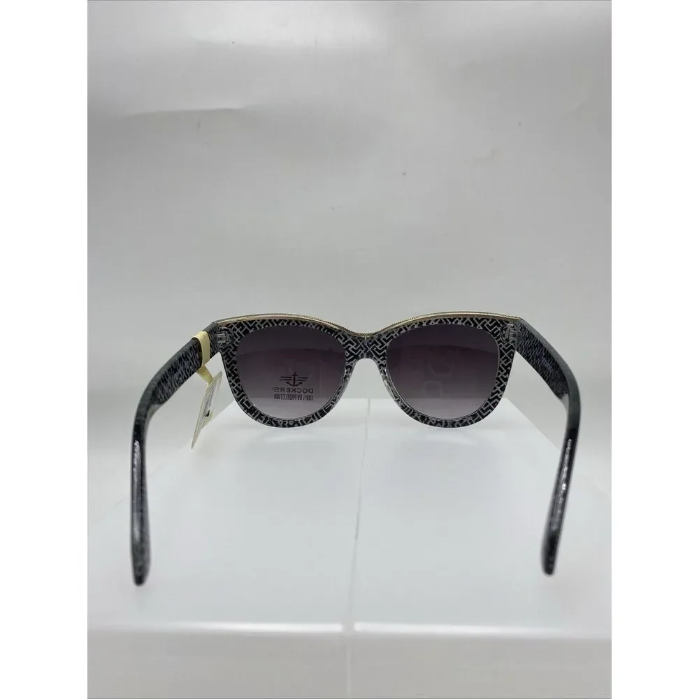 Dockers Large Plastic Way Style Sunglasses Black NEW 3382